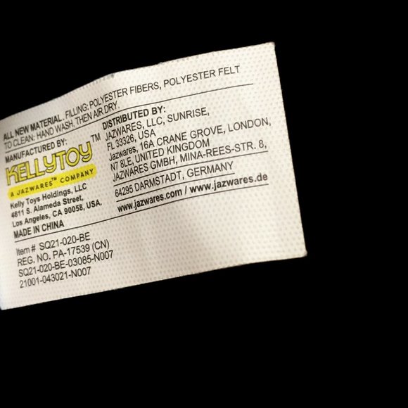 Squishmallows Jonessa Bear Tie-Dyed 20" Psychedelic Stuffed Animal Exclusive Toy - Picture 9 of 10